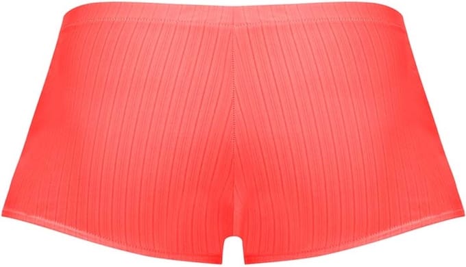 Male Power Mini Short - L coral Small
