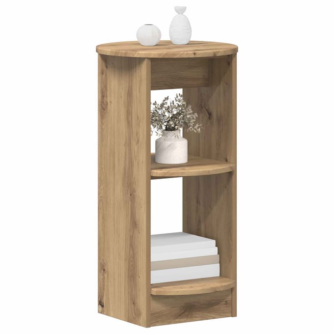 vidaXL - Bijzetkast - Artisan - Eik - 40 - x - 40 - x - 75 - cm - Geconstrueerd - hout