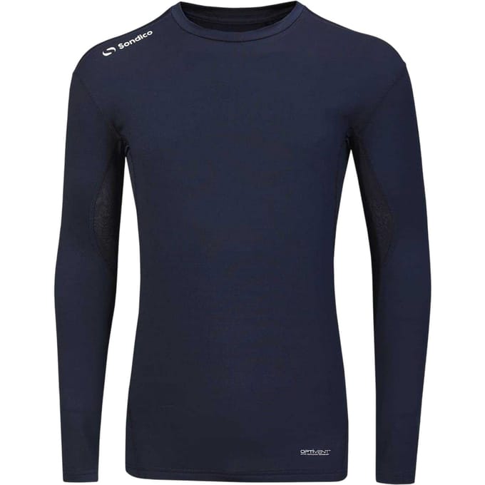 Sondico Heren Core Base Layer Top met lange mouwen (Marine)