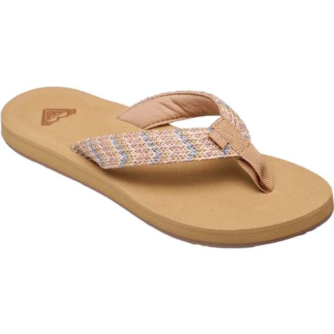 Roxy Porto Raffia Teenslippers Dames