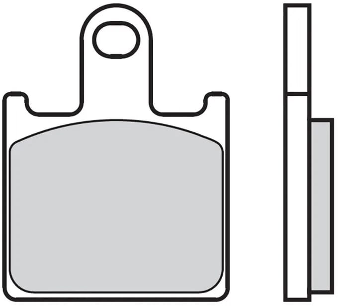 Brembo 07ka28sa Gesinterde Remblokken Transparant