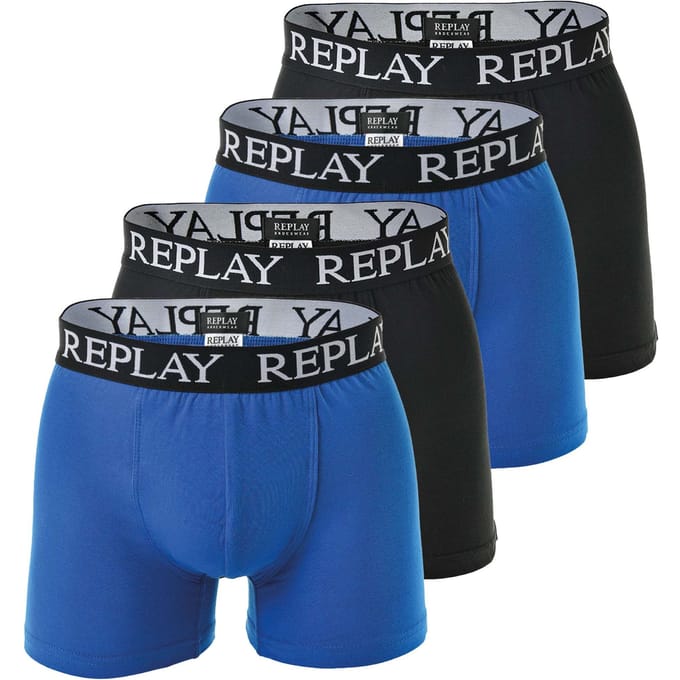 Replay Boxershorts Verpakking van 4