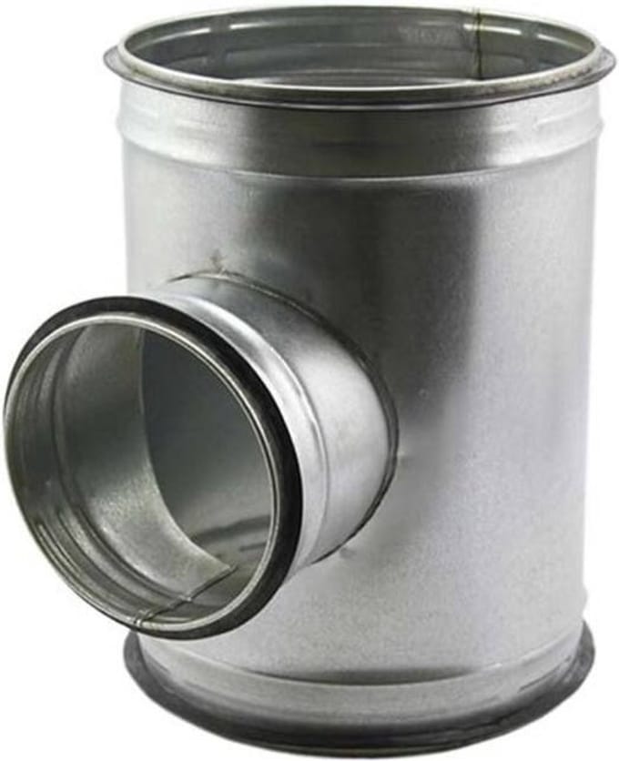 T-stuk Ã˜ 355mm - Ã˜ 200mm voor spirobuis (90Â°)
