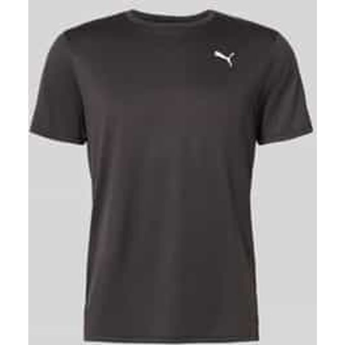 PUMA M TAD ESSENTIALS SOLID CAT TEE (LC small cat) Heren sportshirt - Puma Black