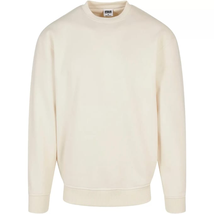 Urban Classics - Basic Crew Sweater/trui - S - Creme