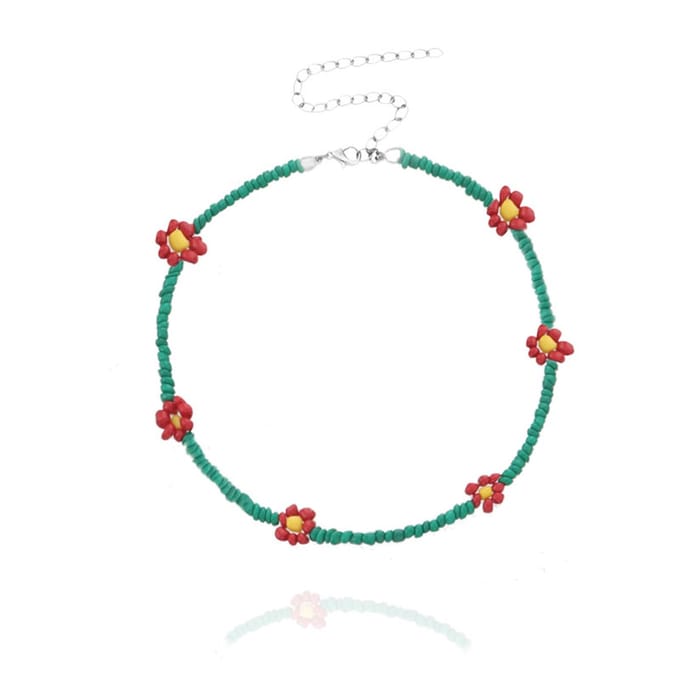 Kralenketting bloemetjes - Daisy - Kralen - Bloemen