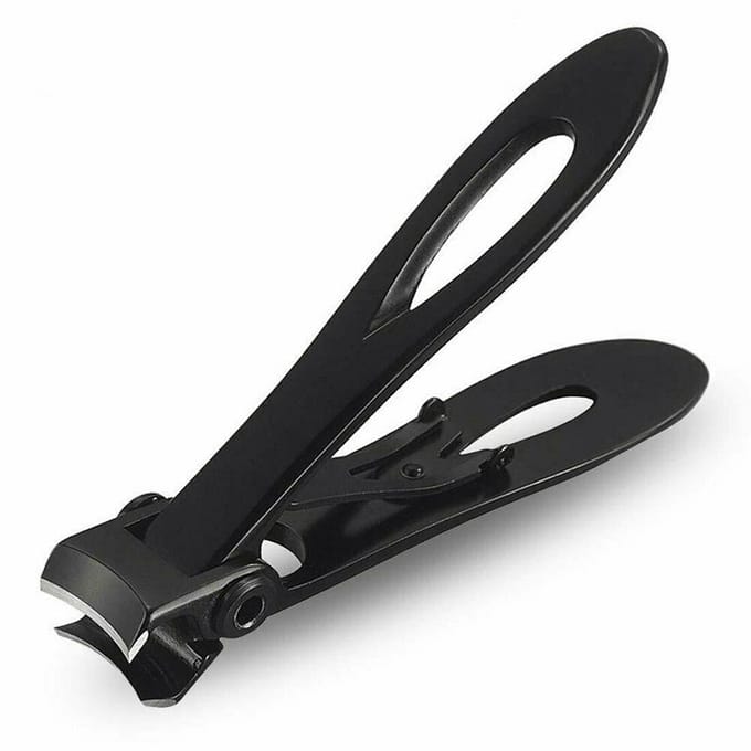Coupe-ongles robuste et épais pour orteils, doigts larges et extra larges en acier inoxydable 1pcs argenté