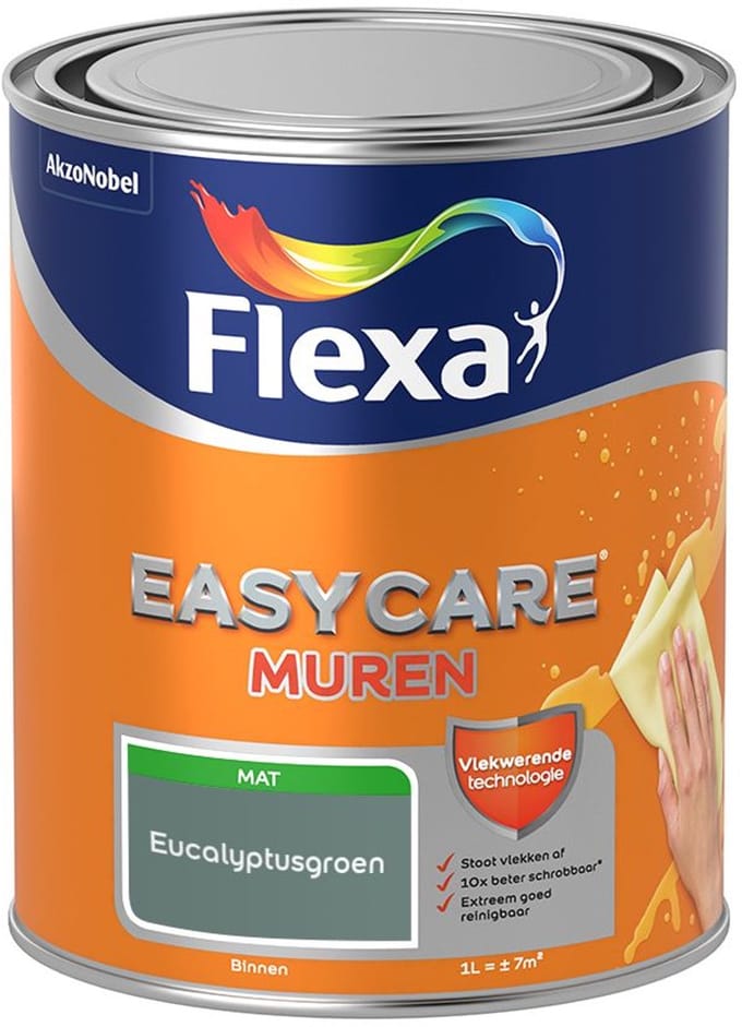 Flexa - Easycare Muren - Eucalyptusgroen - Mengverf - 1 L
