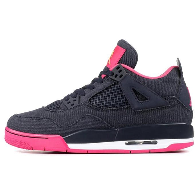 Jordan 4 Retro Denim GS 487724-408 38 black