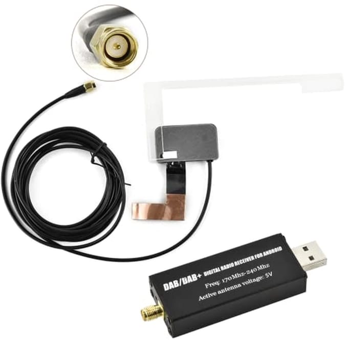 DAB/DAB+ Draagbare Digitale Adapter en Radiotuner voor Android Autoradio