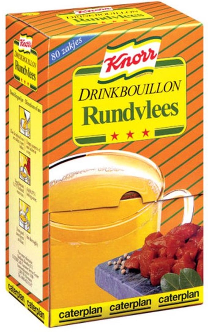 Knorr drinkbouillon rundvlees (80 stuks)