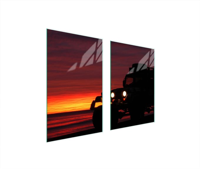 TMK ArtDeko - Snijplank - Hartglas - 65x52 cm - Beschermend