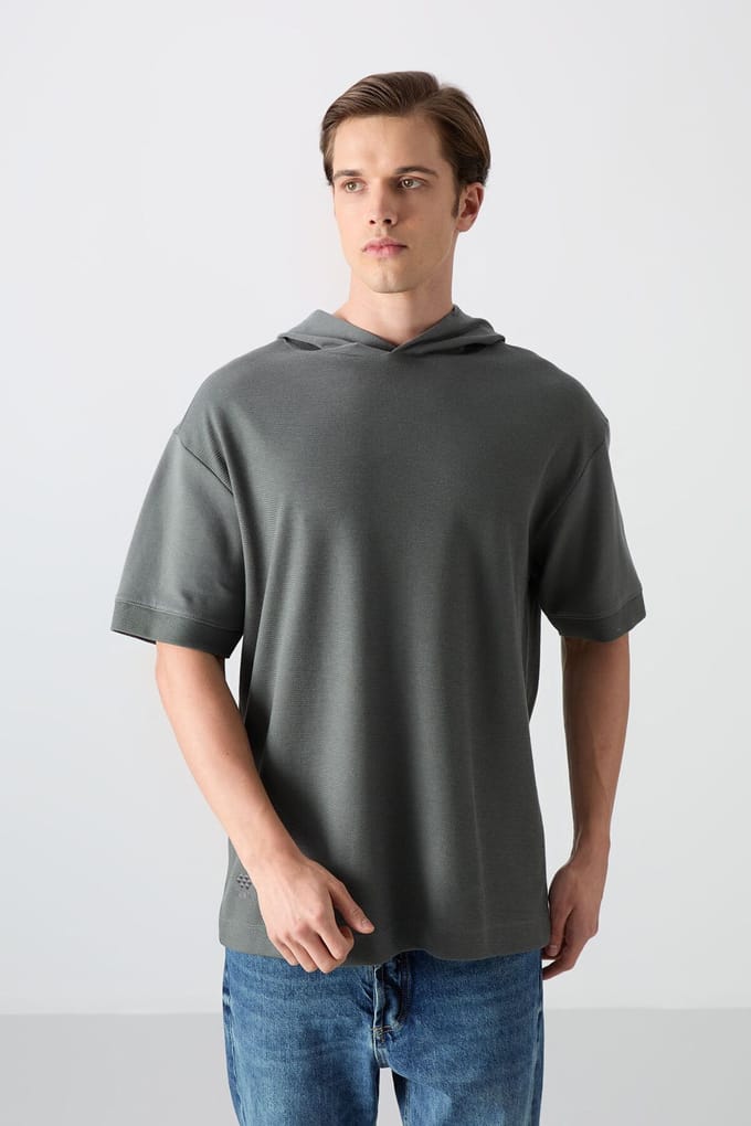 Oversized Kaptrui met Korte Mouwen