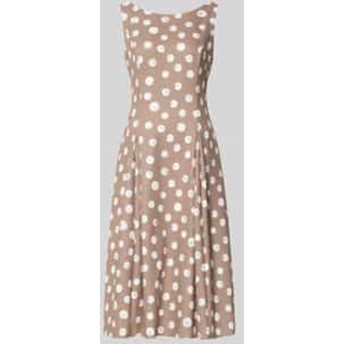 Cocktailjurk met allover-look