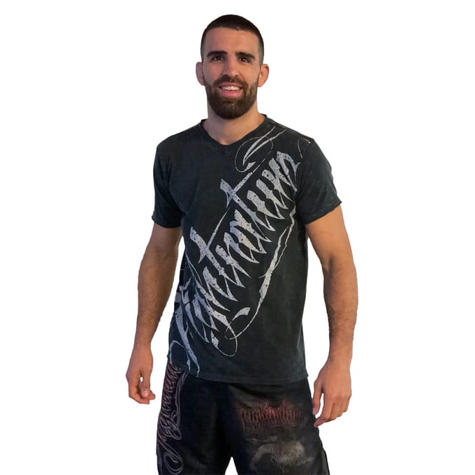 T-shirt met V-hals Fightnature