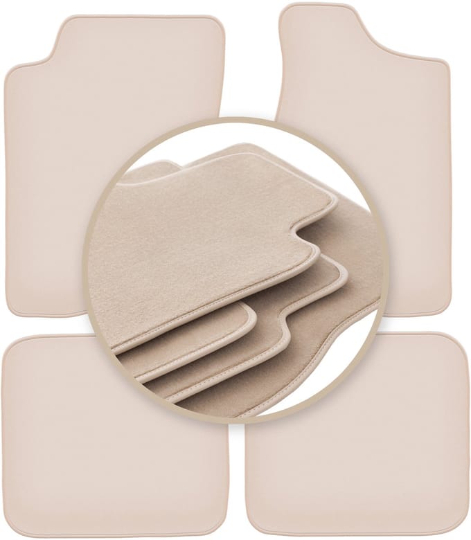 PREMIUM beige matten voor: Audi 90 B3 sedan 1986-1991