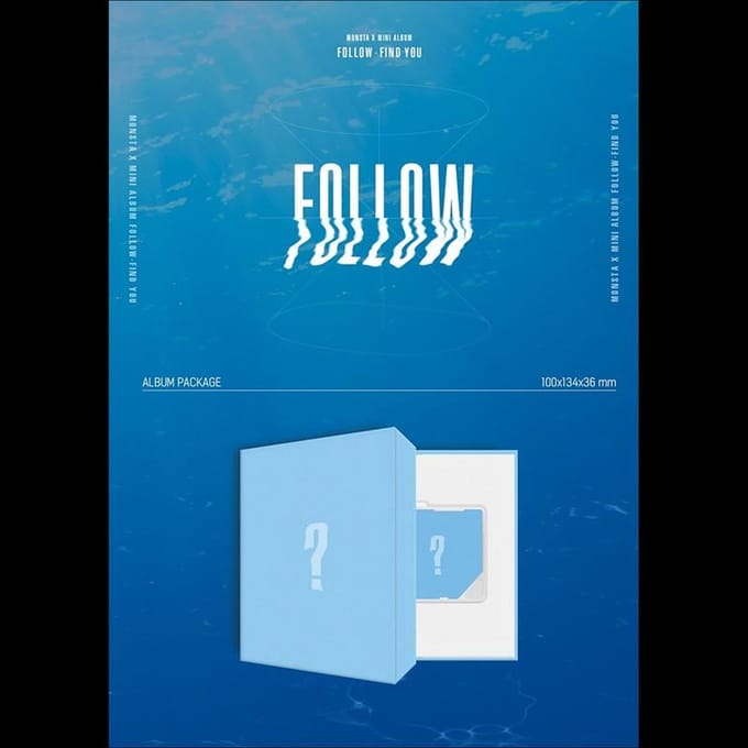 MONSTA X Kit Album [FOLLOW FIND YOU] Kit Ver. white