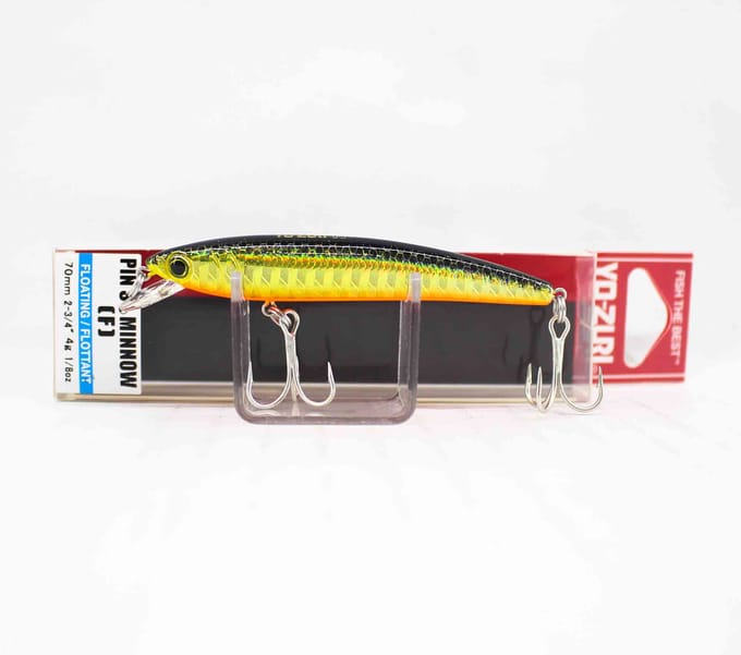 Yo Zuri Pin'S Minnow 70 mm drijvend kunstaas F1162-GBL (3131) black
