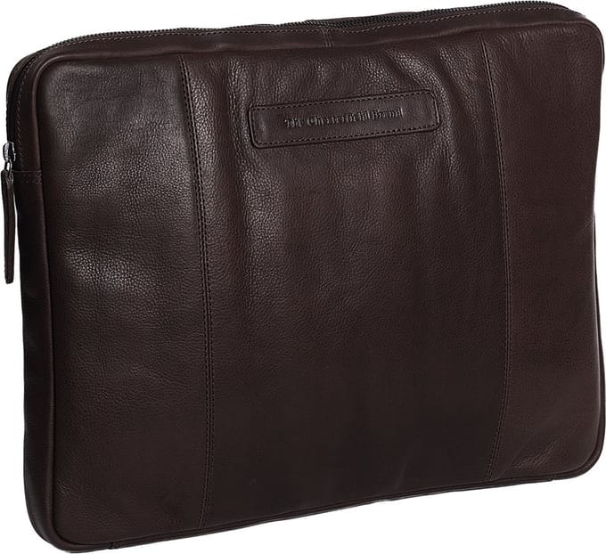 Chesterfield Glenn Leren Laptopsleeve - 15,4 inch - Bruin