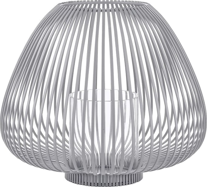 Blomus LYVA Lantaarn - H 26 cm, Ø 31 cm (M) - Steel Gray