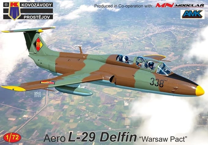 Modèle KP Aero Delfin Pacte de Varsovie Modèle en plastique KPM0459 1/72 L-29 gray