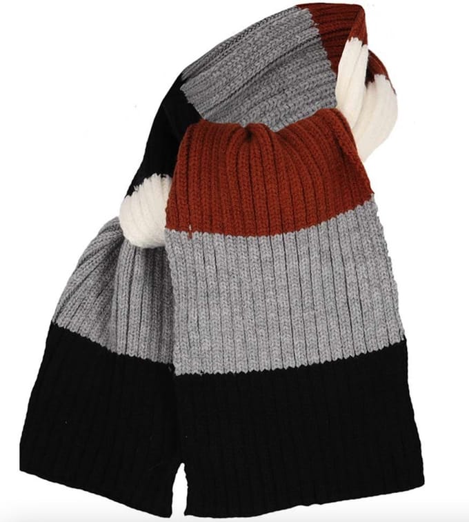 Sarlini - Kids - Jongens - Knit - Sjaal - Multi - Black - 4/8 jaar