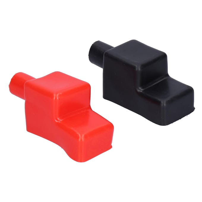 10 Set Batterij Klem Beschermhoes Rubber Beschermhuls Flexibele Batterij Klem Dop