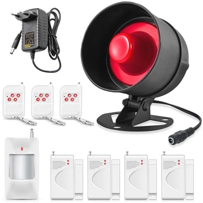 Alarmsysteem voor Huis met Bewegingsmelder en Deur-/Raamalarm