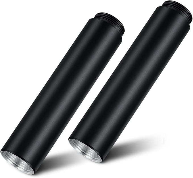Microfoonstandaard verlenging 5/8 inch zwart - 2 stuks