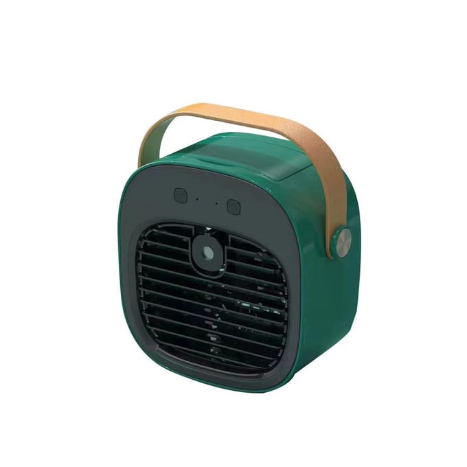 Waterkoeling ventilator bevochtigingsspray desktop koeling luchtkoeler draagbaar klein gray