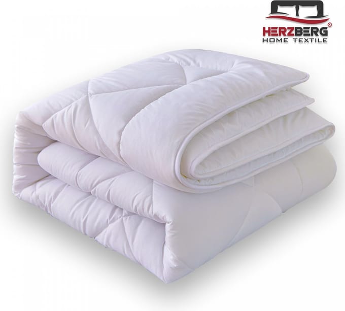 Herzberg HG-24267WD: 4-sterren kwaliteit wit dekbed - 240x200cm