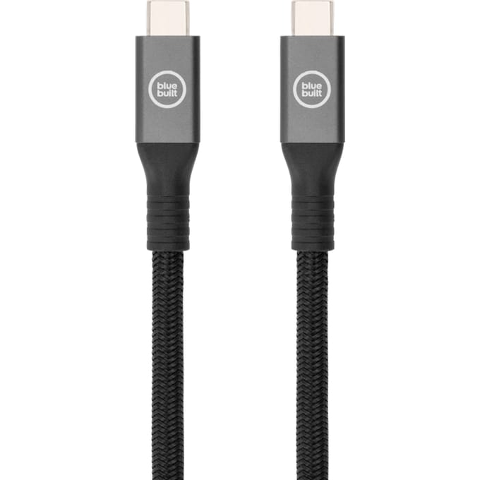 BlueBuilt Usb C naar usb C kabel 240W 2m Nylon Zwart