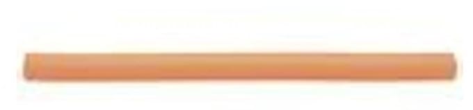 Sibel Papilotten lang Oranje 25cmx17mm-12st