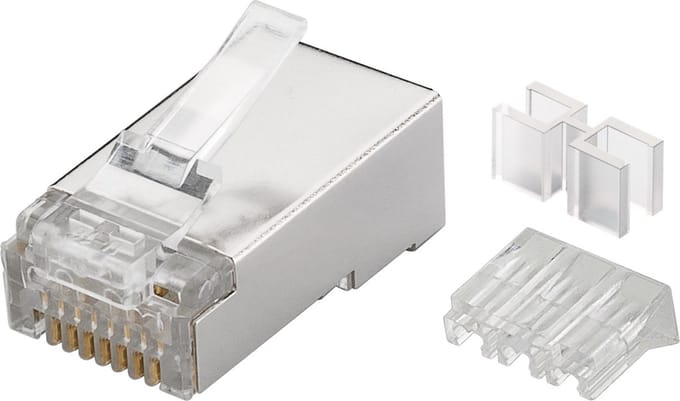Goobay 72502 kabel-connector RJ-45 Zilver