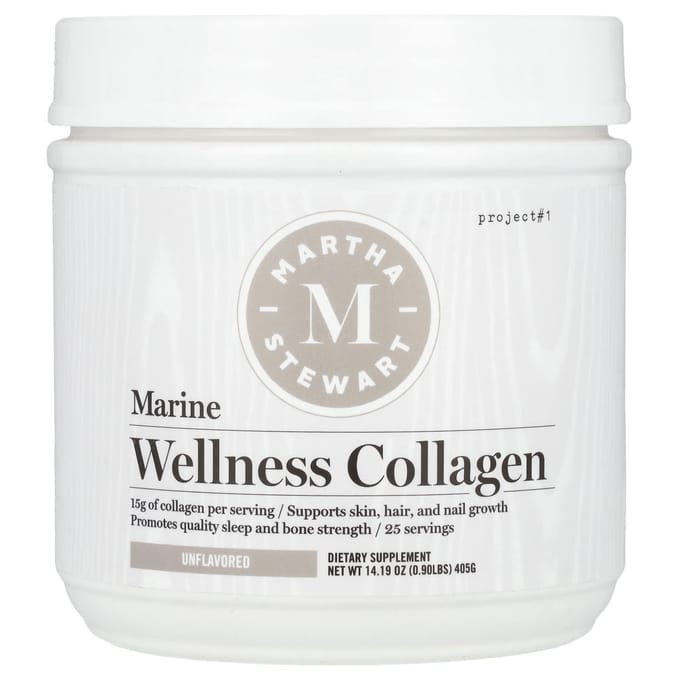 Martha Stewart Wellness, Collagène Marin Bien-Être, Non Aromatisé, 14.19 oz (405 g)
