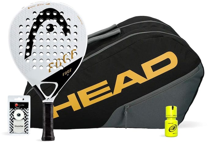Pack Head Edge 2 White Padelbag Edge Dry Grip