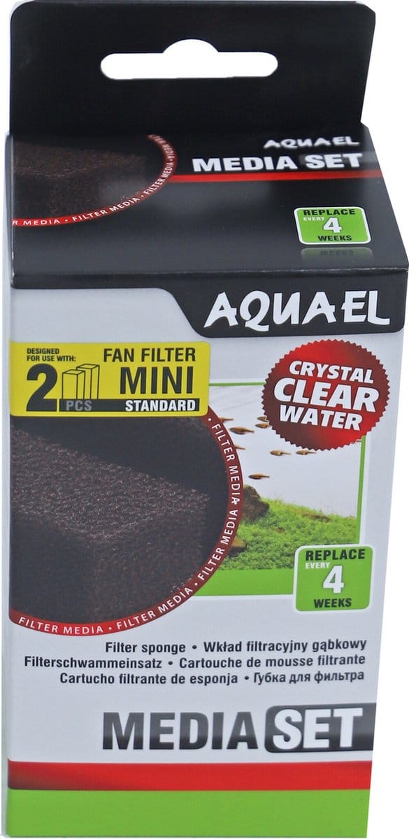 Aquael Spons Fan Mini Plus - Set van 2 stuks