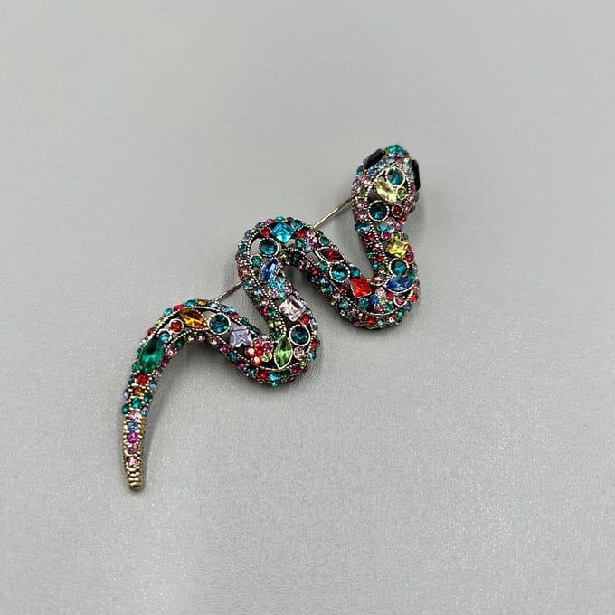 Broche - Elegante Broche met Kristallen | Twinolo