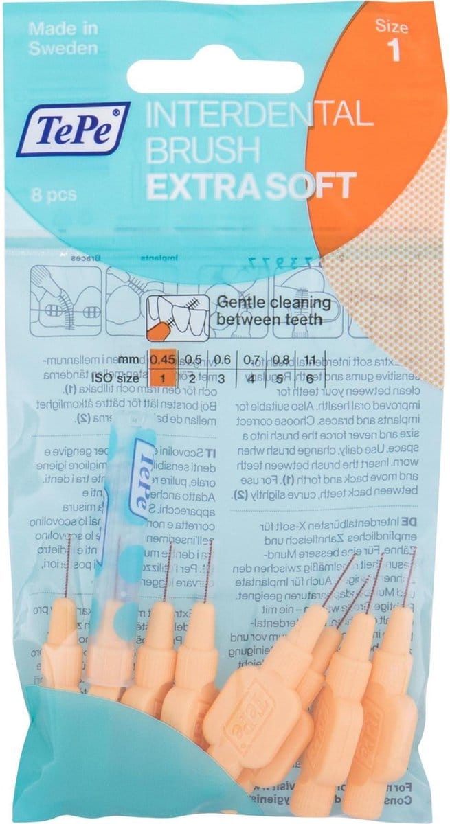 TePe Extra zacht Lichtoranje - 8 st - Rager