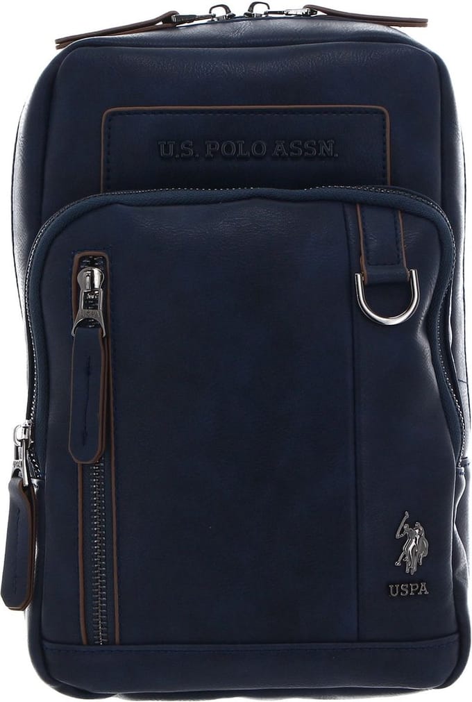 U.S. POLO ASSN. Slingtas Cambridge Slim Backpack Navy Donkerblauw