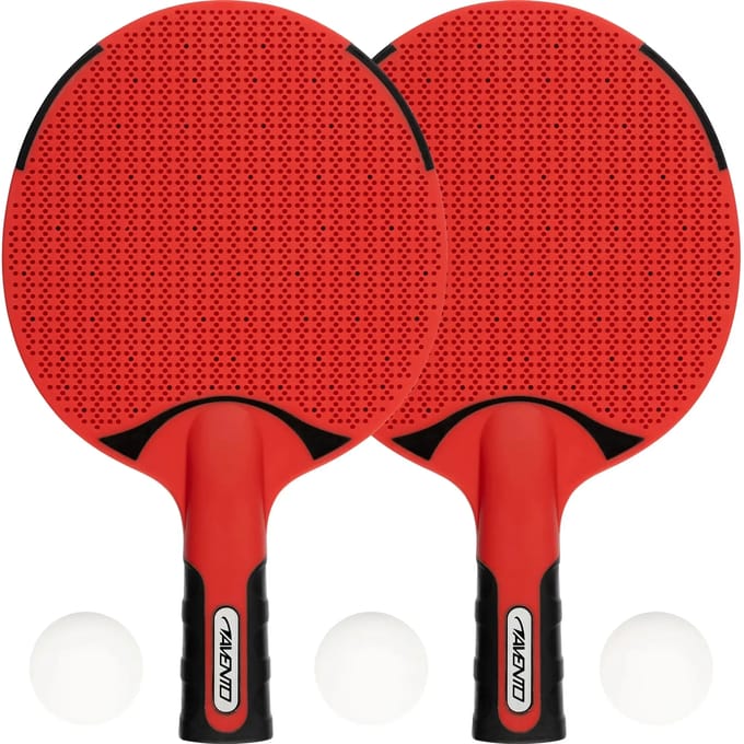 Avento - Outdoor Tafeltennisset - Rood/Zwart