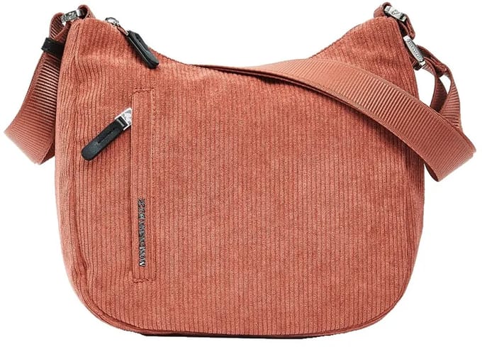 Mandarina Duck Hunter Velvet Hobo Medium Schoudertas Oranje