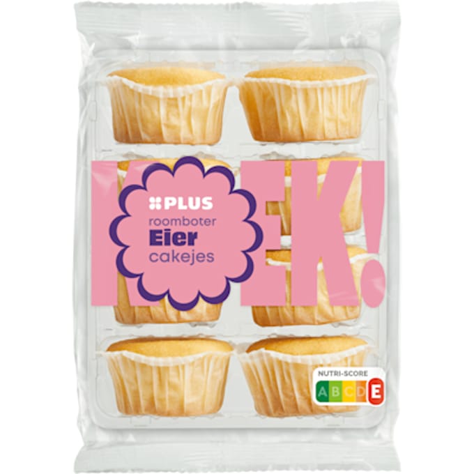 Roomboter eiercakejes