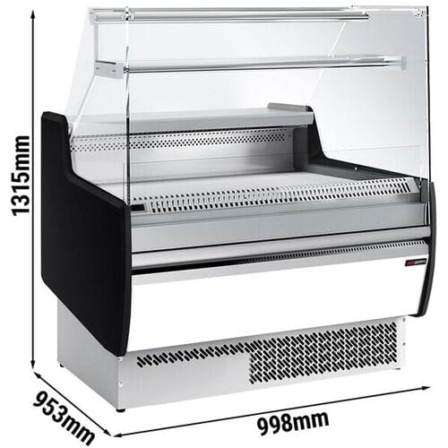 GGM Gastro Kühltheke - 990mm - 1 Ablage - Frontblende Weiß