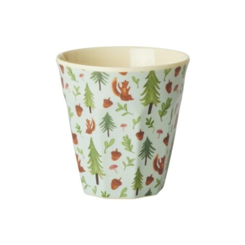 Rice melamine beker small happy forest