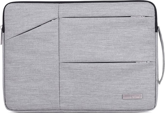 Canvas Artisan Laptopsleeve 13 inch - Laptophoes - Grijs
