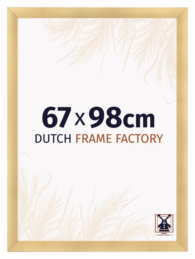 Fotolijst 67x98 cm - MDF - Goud Mat - Praag
