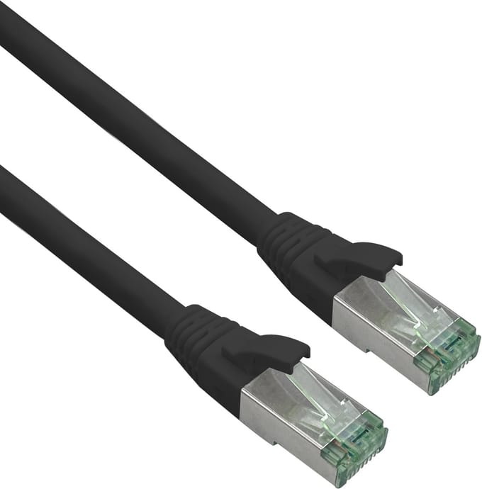 Helos 363735 netwerkkabel Zwart 5 m Cat7 S/FTP (S-STP)