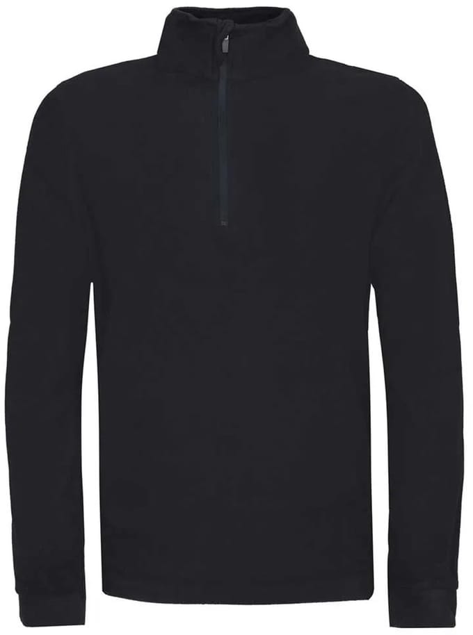 Rock Experience Tempus Fleece Met Halve Rits Zwart S Man
