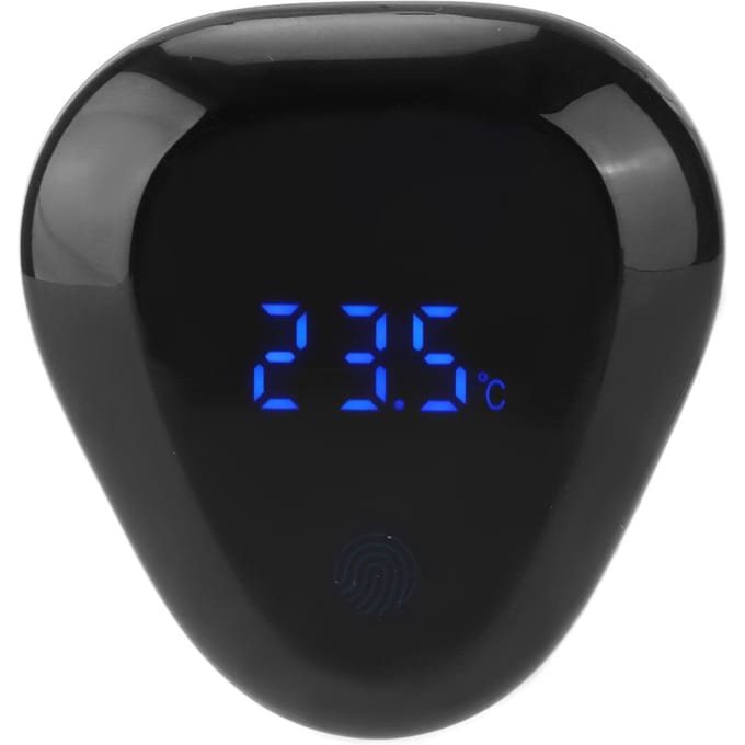 Aquarium Thermometer Digitaal Aquarium Thermometer met LED Display voor Temperatuurmeting black